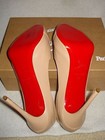 100% AUTHENTIC NEW WOMEN LOUBOUTIN ACADEMA NUDE 120 PUMPS/HEELS US 10 — photo 9