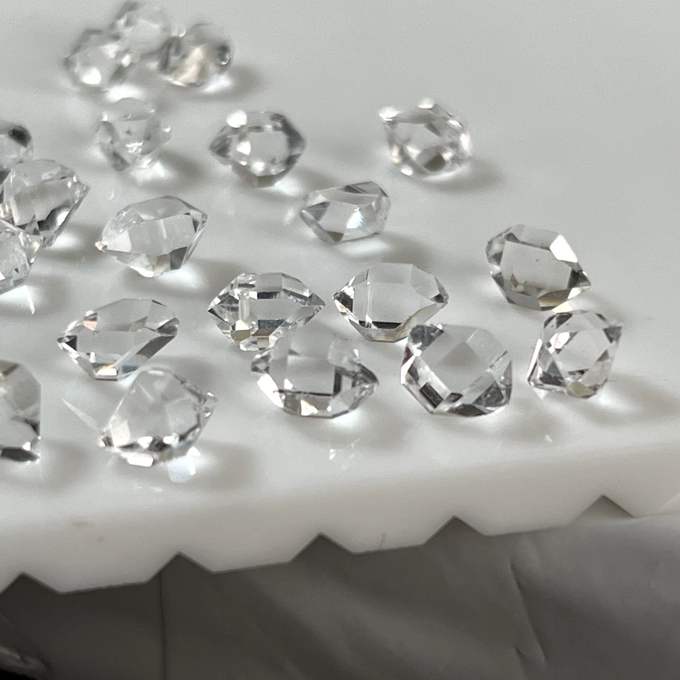 48 шт. кристаллы бриллиантов Herkimer 7-9 мм - Изображение 3 из 4