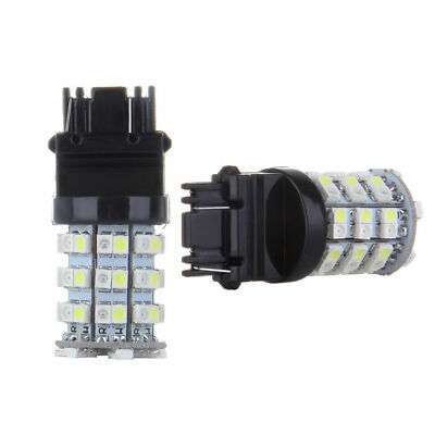 2x 3157 Dual Color Type-2 Switchback White/Amber 20-LEDs Turn Signal Light Bulbs