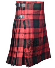 Scottish Handmade Traditional Clan Kerr Tartan kilts 8 Yard kilt for Men