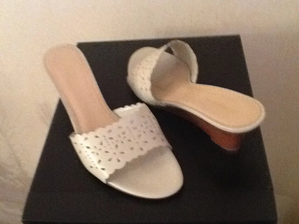 Naturalizer женщин кожи на танкетке каблук летние туфли с открытой спиной, 9,5 Вт, сделано в Китае - Изображение 2 из 4