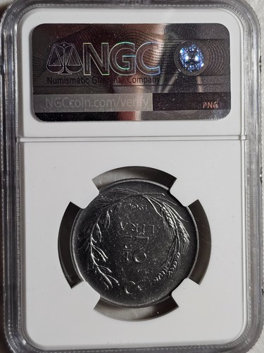 Turkey 2.5 Lira 1964 NGC MS 64 - Picture 2 of 2