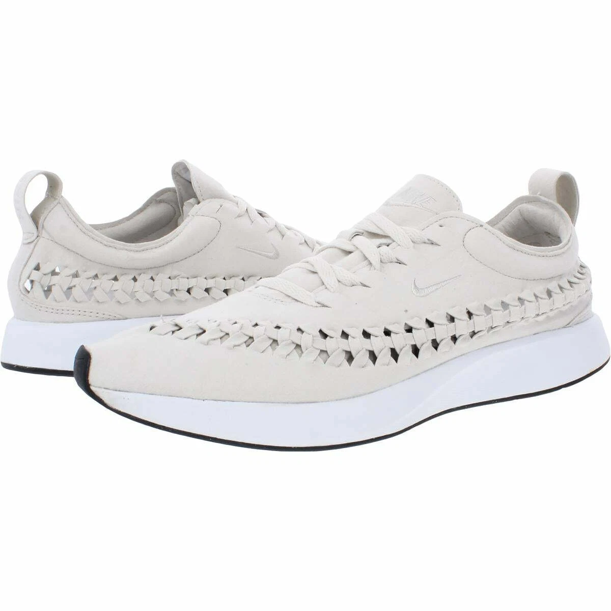 gritar Botánica Discutir Nike Men&#039;s Dualtone Racer Woven Running Shoes | Light Bone/White Black  | 8 M US | eBay