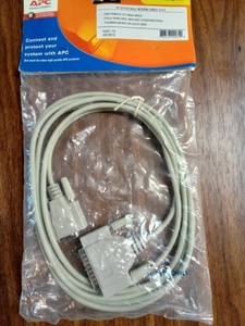 New APC 10' Null Modem Cable DB9 Female to DB25 Male