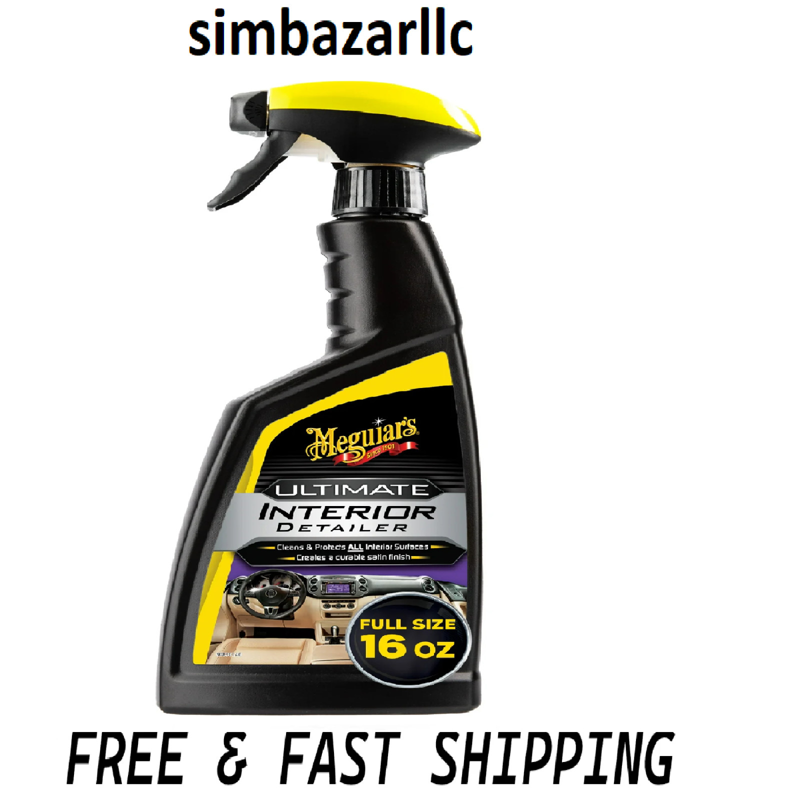 Meguiar's Ultimate Interior Detailer, G16216, 15.2 oz. Spray