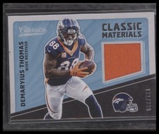 2017 Panini Classics #CM-DT Demaryius Thomas Classic Materials