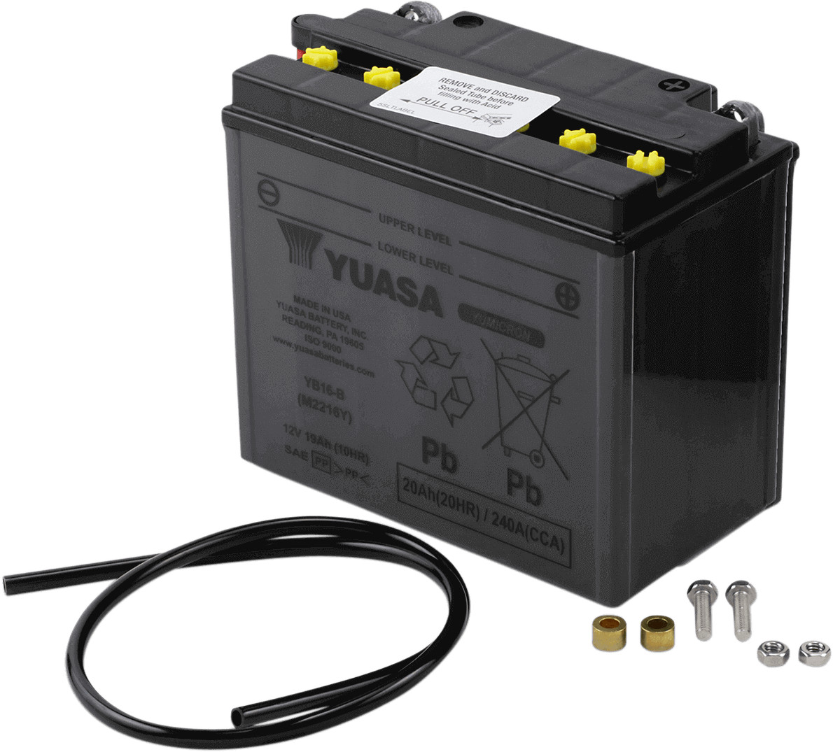 Batterie moto YB16B Yuasa compatible Navigator 1000 Canyon 900 Elefant 750
