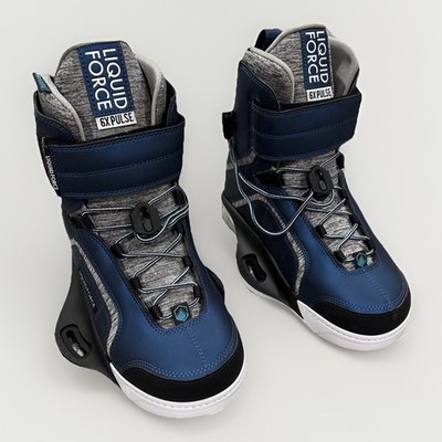 New w/Box Liquid Force Pulse 6X Size 9-10 Wakeboard Bindings Blue