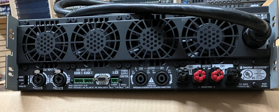 QSC PowerLight 6.0 II, 2 Channel Power Amplifier, PL6.0II | eBay