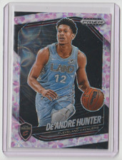 2024-25 Panini Prizm Black De'Andre Hunter Cherry Blossom 20/20 Cavaliers #138