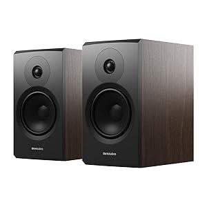 Dynaudio Emit 20 Compact Bookshelf Speaker - Pair (Walnut Wood)