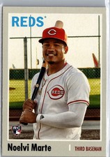 2024 Topps Archives - 1970 Topps Design Variation Noelvi Marte #158 (RC) - Reds