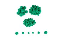 Colorations - Colorations - Pom Poms Groen 100St. NEU