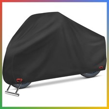Motorcycle Cover Waterproof Outdoor XL 96.5inch Heavy Duty 210D Oxford Dust Prot