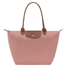 Borsa a tracolla grande LONGCHAMP Le Pliage originale colore tè rosa