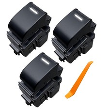 3-Pack Passenger-Side Window Switch - 901-701/84810-08010/84810-12080 - Fits ...