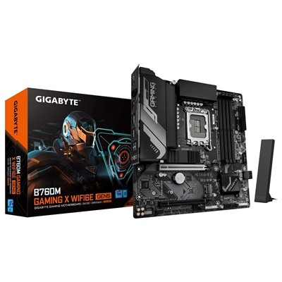 Gigabyte B760m Gaming X Wifi6e Gen 5 Intel Sockel Mainboard Micro-Atx 4 X Ddr5