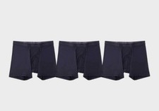 Pair of Thieves Men's Boxer Briefs 3-Pack Sz L Quick Dry Action Blend Black New