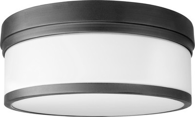 Quorum Celeste 3-Light 14'' Ceiling Light in Noir