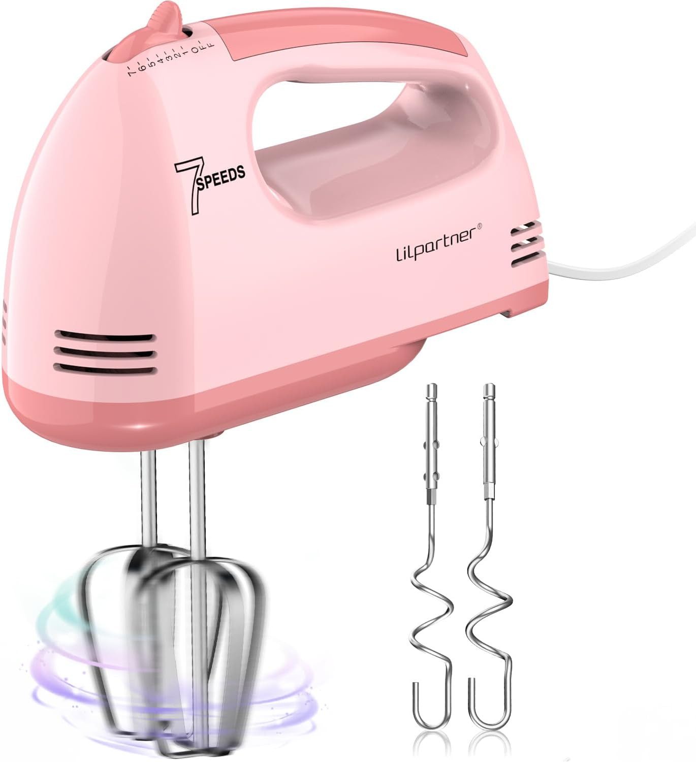 Hand Mixer Electric, Small Food Mixer 7 Speeds Handheld Blen