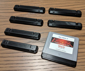 Dust Cover For Nintendo Virtual Boy Cartridge - Color Black - Set Of 10 - NEW