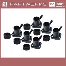 6x Ansaugstutzen + Gummimuffe für PORSCHE 993 Carrera turbo L-Jetronic Saugrohr