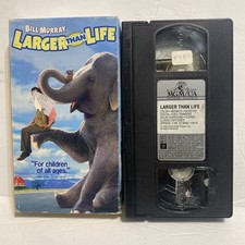 Larger Than Life (VHS, 1997) Jerry Adler, Bill Murray, Family ~ BUY 2 GET 1 FREE