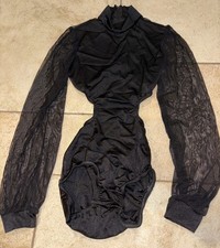 Kelle Large Child Black Dance Costume