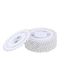 DECORA 480 Pieces Silver Round Pearl Head Straight Pins for Hand Crafts and S...