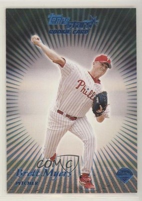 2000 Topps Stars Metallic Blue 25/299 Brett Myers #142 Rookie RC no9