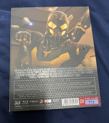 アントマン スチールブック (no discs) ANT-MAN STEELBOOK NOVAMEDIA NC 008 LENTICULAR 3D 2D BLU-RAY # 380