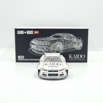 KAIDO HOUSE MINI GT 2台セット Mini GT Kaido House Nissan Skyline GT-T R34 Kaido Works V2 White