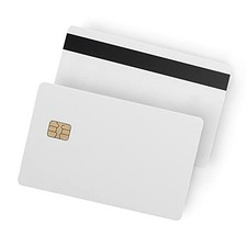 100 pack - SLE4442 Chip Cards with Hi-Co Magnetic Stripe PVC - SLE 4442 