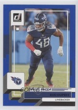 2022 Panini Donruss Press Proof Blue Bud Dupree #72 00gy