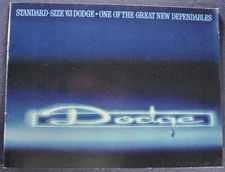 1963 Dodge Larger Brochure Polara, 500 440 330, Wagon Excellent Original 63