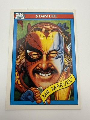 Stan Lee Mr Marvel Super Heroes Marvel Universe 1990 #161 Impel Card