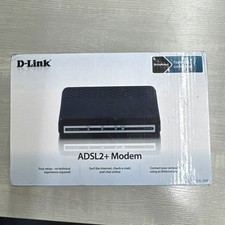 D-Link DSL-520B ADSL2 Modem Broadband Complete In Box Tested Works