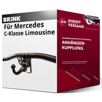 für C-Klasse Limousine W204 (Brink) AnhäNgerkupplung Horizontal Abnehmbar Neu