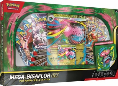 Pokemon Mega-Bisaflor-EX Kollektion DEUTSCH NEU & OVP (8 Booster, Promo Karten)