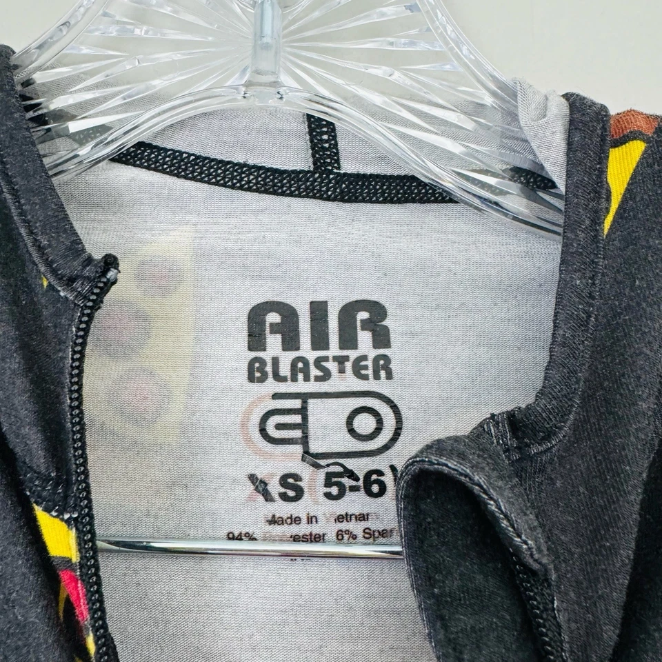 Airblaster 青年连帽忍者套装比萨设计男孩 XS 码 — 第 3/4 张图片