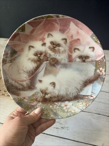Vintage Cat Plate | eBay