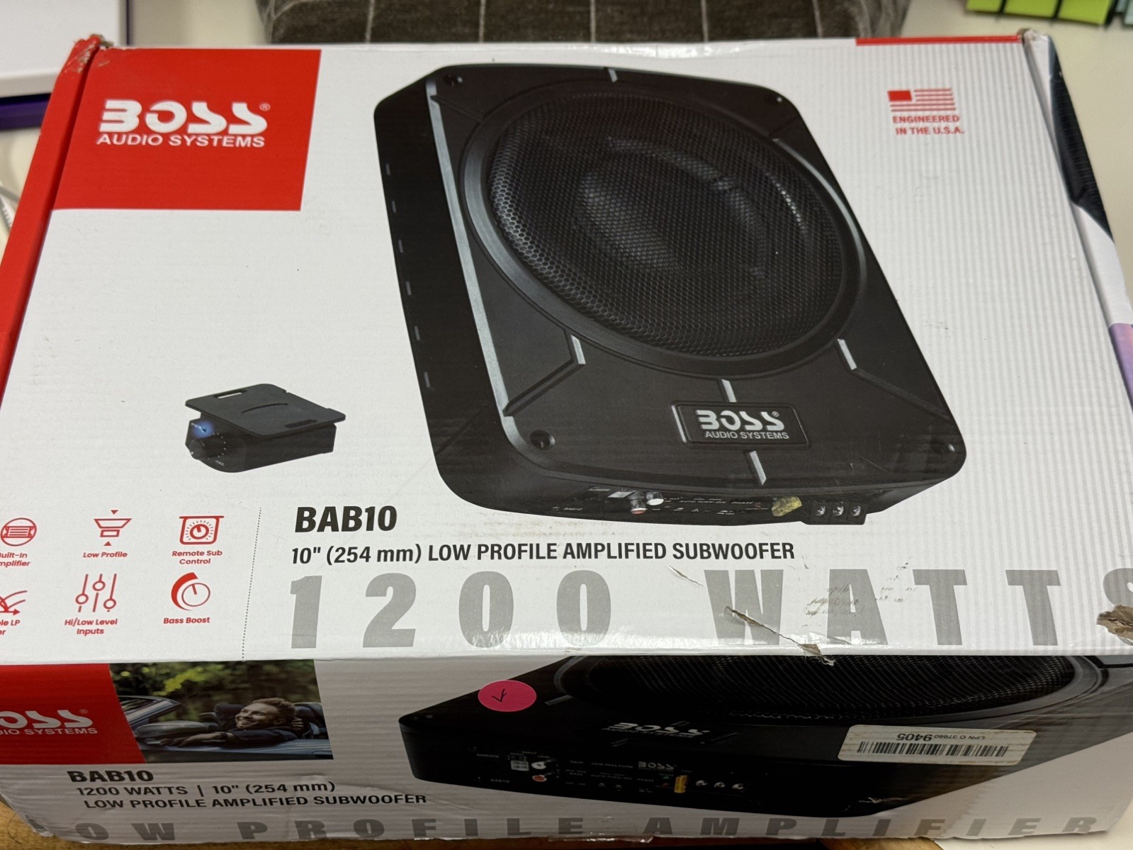 BOSS Audio BAB10 10 inch 1200W Car Subwoofer