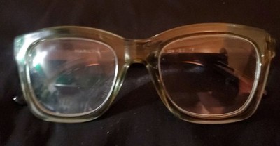 Marilyn Monroe Eyeglasses MMR 137 EP Space 324 Green Square Chunk Frames 
