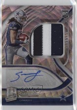 2021 Panini Spectra Rookie Wave Prizm 18/25 Simi Fehoko #236 Patch Auto 0o6m