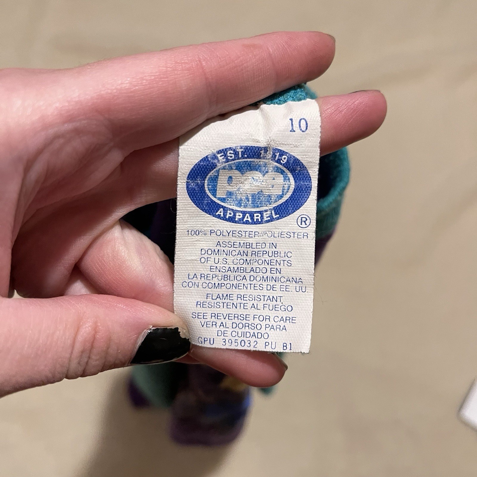 Vintage Purple Green 90s BATMAN Vs Riddler Youth 10 Long Sleeve PCA Apparel USA