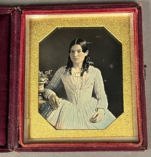 1/6 PLATE DAGUERREOTYPE ATTRIBUTED TO MATHEW BRADY, NO WIPE MARKS