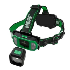 PS Flashlight MORF R700 Rechargeable Headlamp 700 Lumens Green Versatile Light