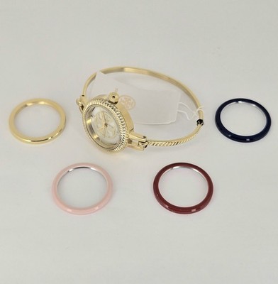 Tory Burch Ladies Reva Gold Plated Stainless Steel Quartz Watch
