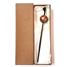 Japanese Kanzashi Hair Stick Hairpin Floral Lacquer Ball Headwear Wagashi Style