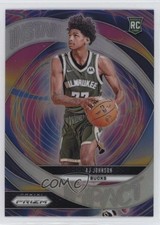 2024-25 Panini Prizm Instant Impact Silver Prizm AJ Johnson #11 09br